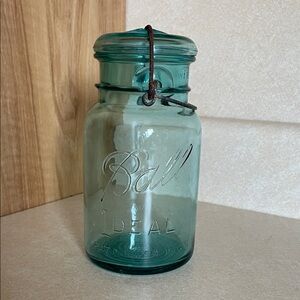 Antique Blue Ball Mason Jar